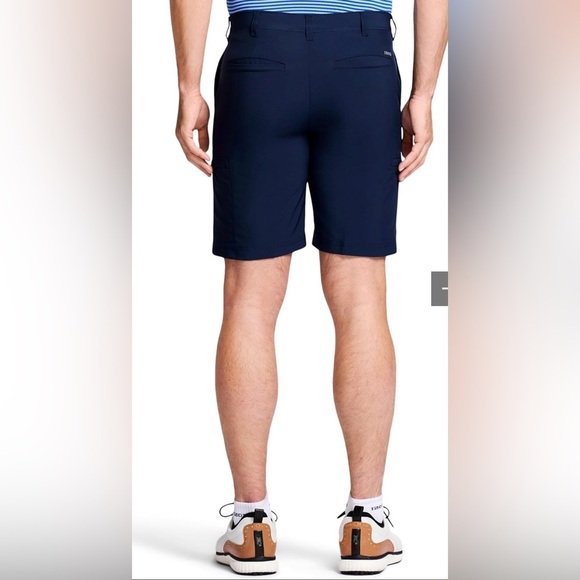 Men’s Navy Izod Golf Cargo Shorts, 34 - Picture 3 of 8